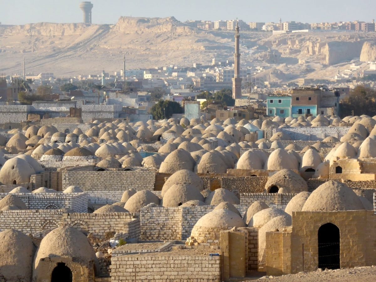 Rock-cut tombs of Beni Hassan near Minya, Egypt