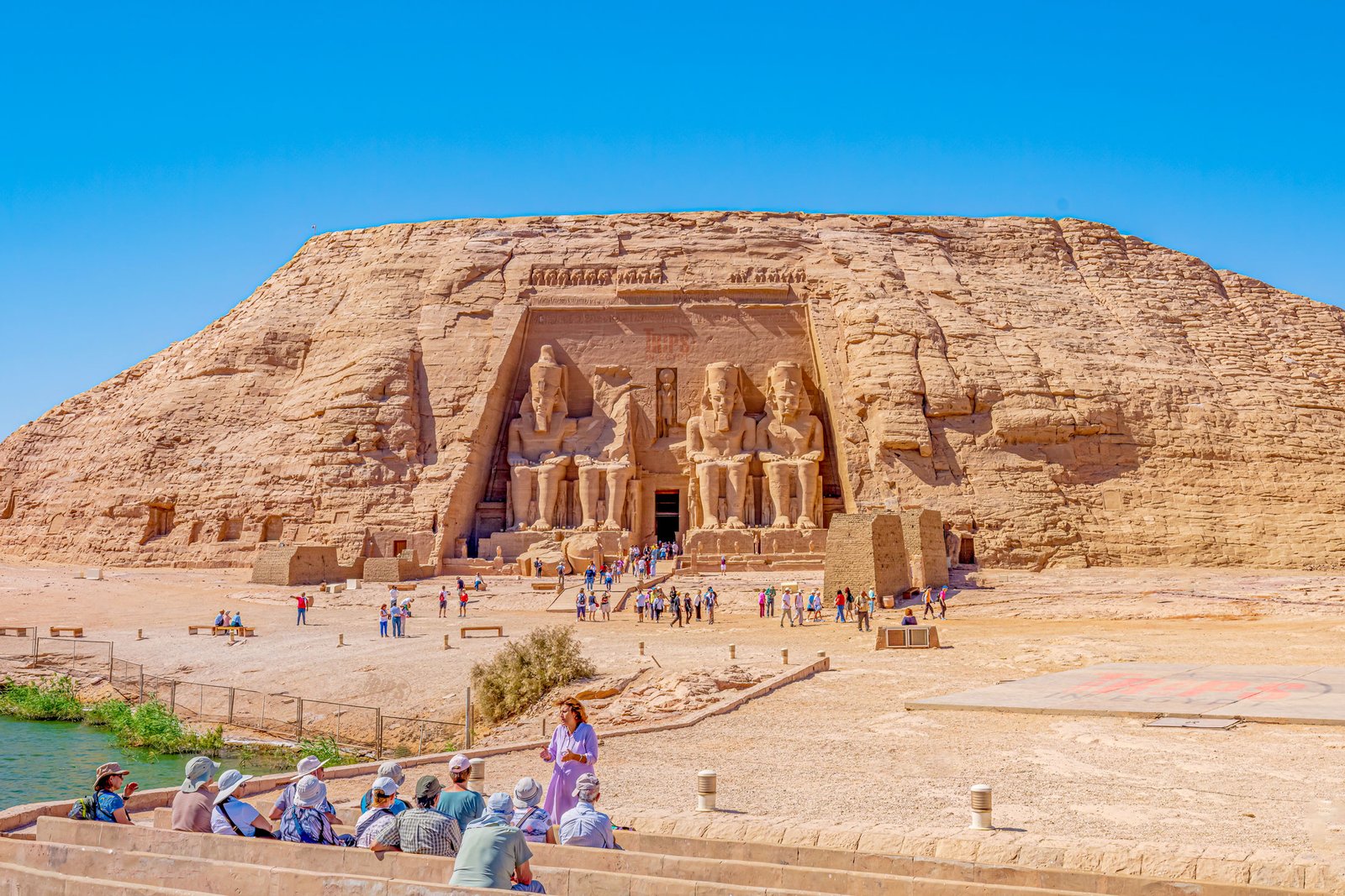The Nile in Aswan – scenic landscape of Upper Egypt