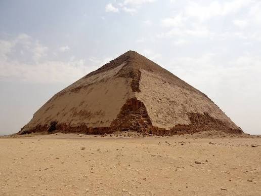 Dahshur pyramids in Egypt – landscape of the ancient necropolis