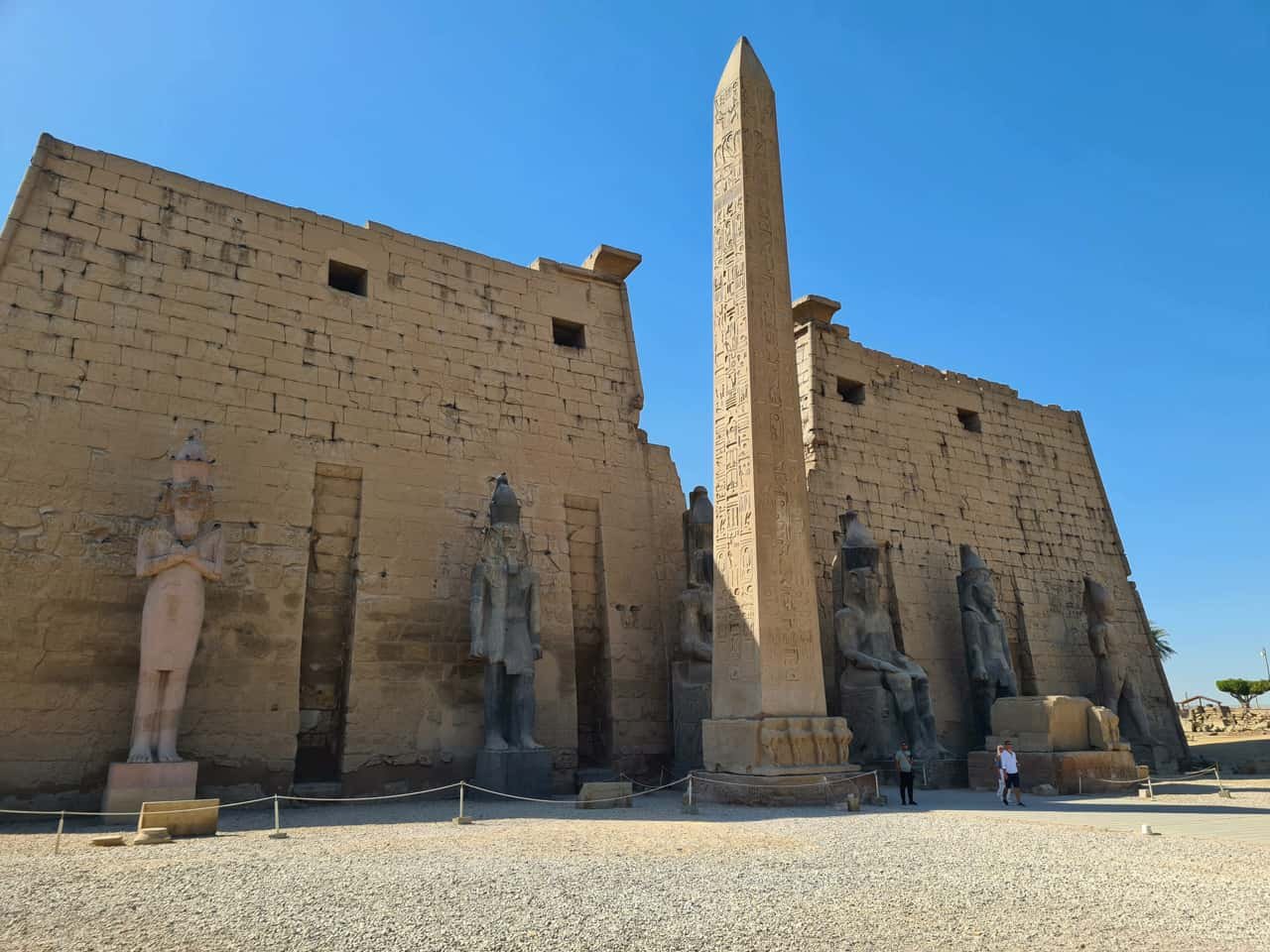 Luxor on the Nile – temples and palm trees in Upper Egypt