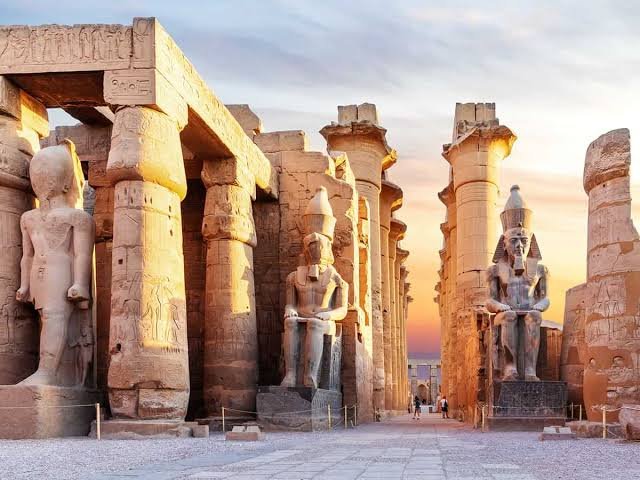 Natural landscapes and the Nile Valley around Luxor