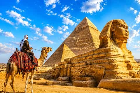 The Saqqara necropolis near Cairo, Egypt
