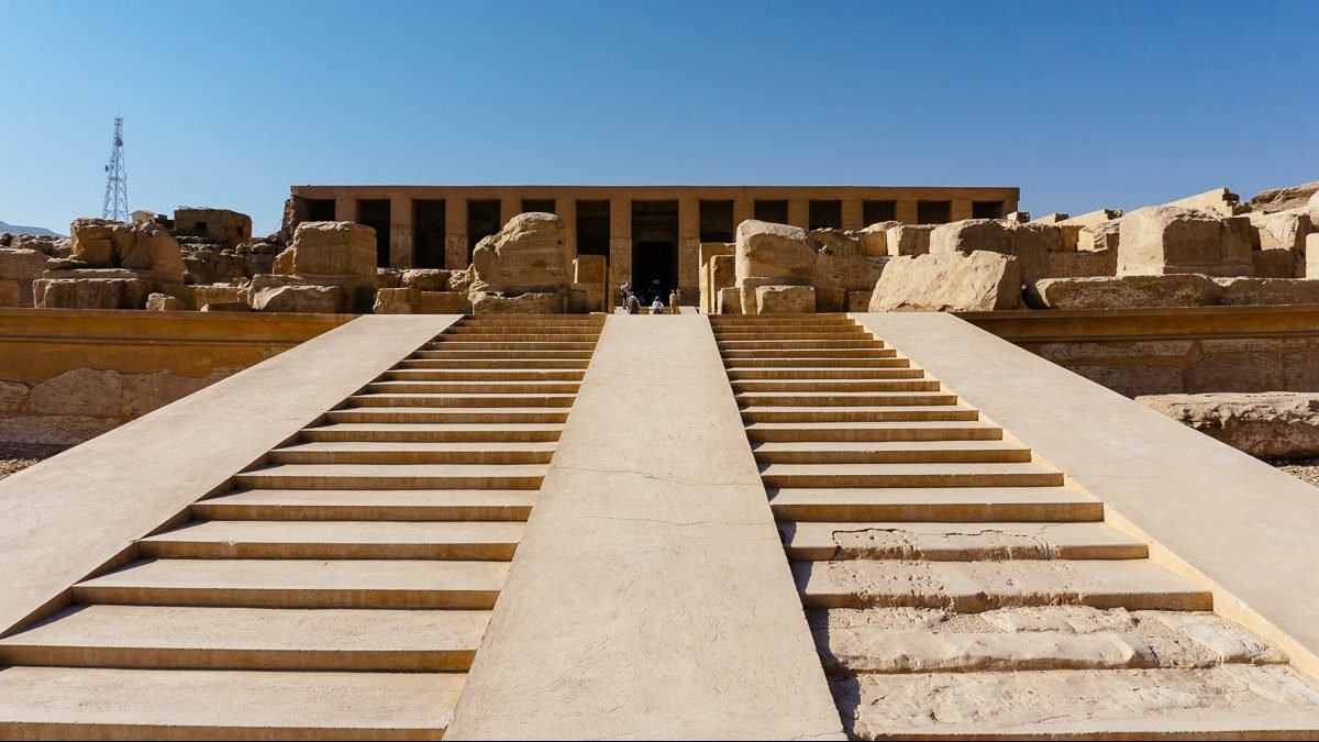 Abydos in Upper Egypt – ancient temples and archaeological site